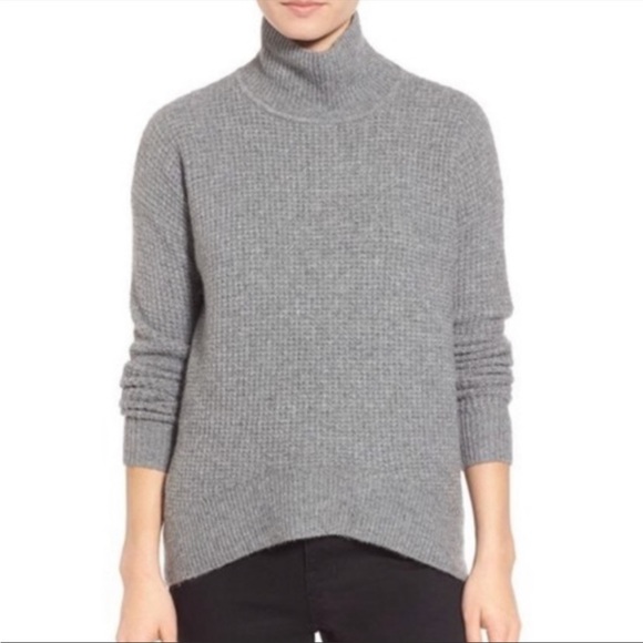 madewell gray turtleneck sweater - Picture 3 of 9